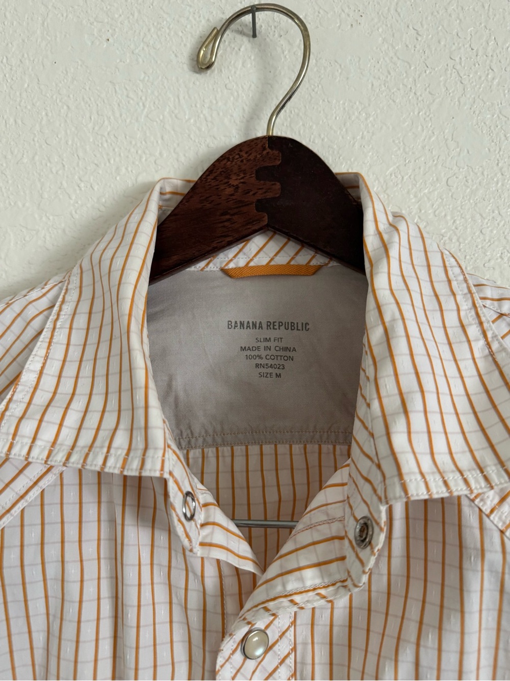 Banana Republic Men’s Western Shirt Pearl Snap